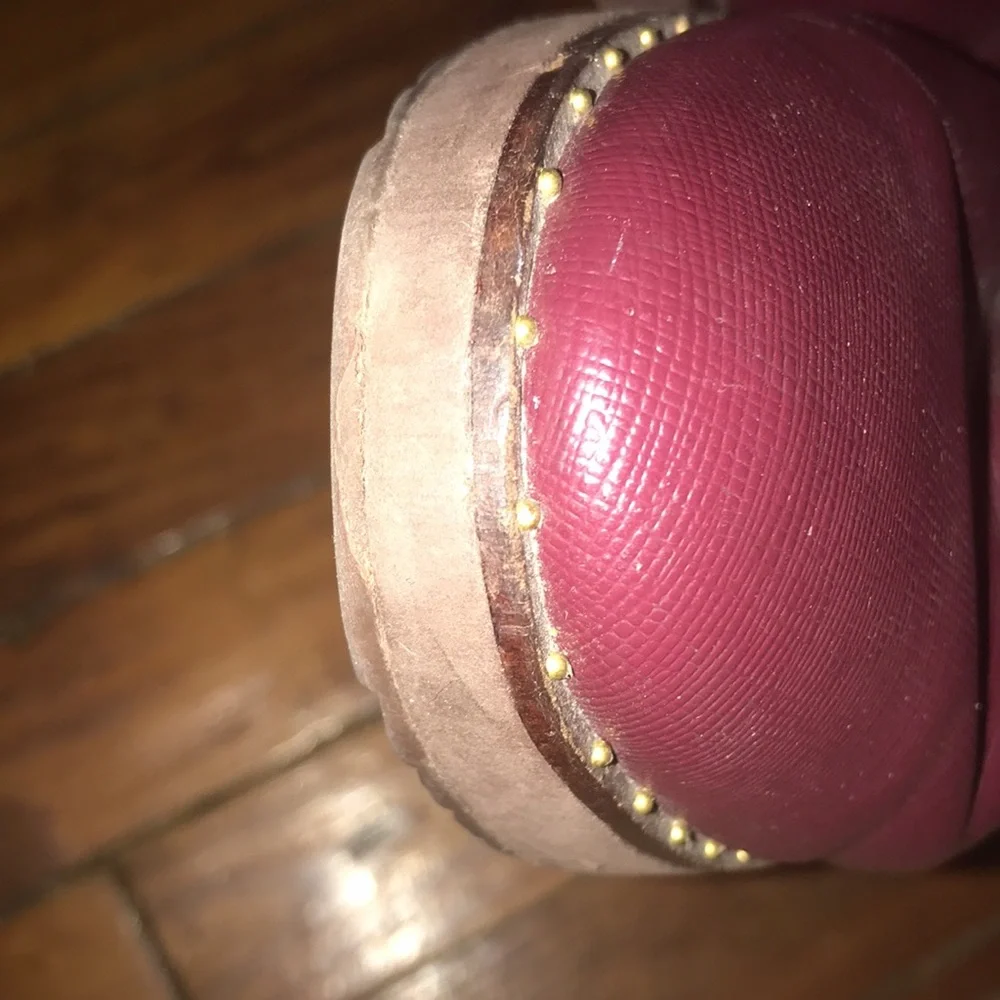 Fitflop burgundy ankle boots, worn once